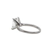 Radiant Pave Diamond Engagement Ring
